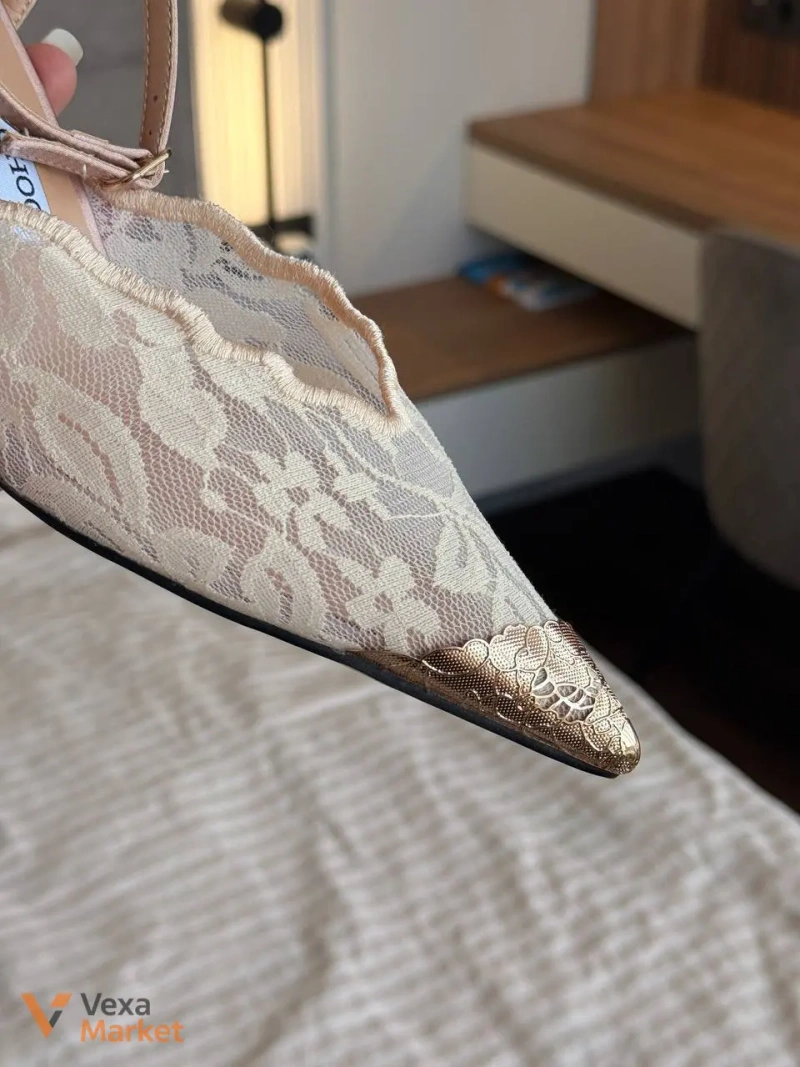 Туфлі Jimmy Choo жіночі мереживні — фото 6