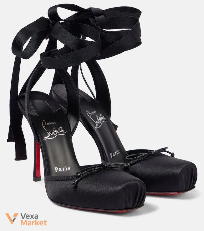 Туфлі слінгбеки Louboutin чорні — фото 5