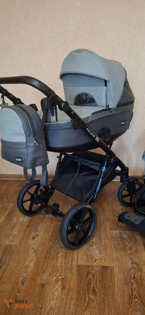 Універсальна коляска 2в1 KIWI BAIR PLUS в еко шкірі — фото 5