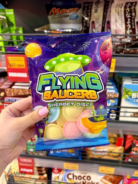 Вафельні диски Flying Saucers Sherbet Discs 50г