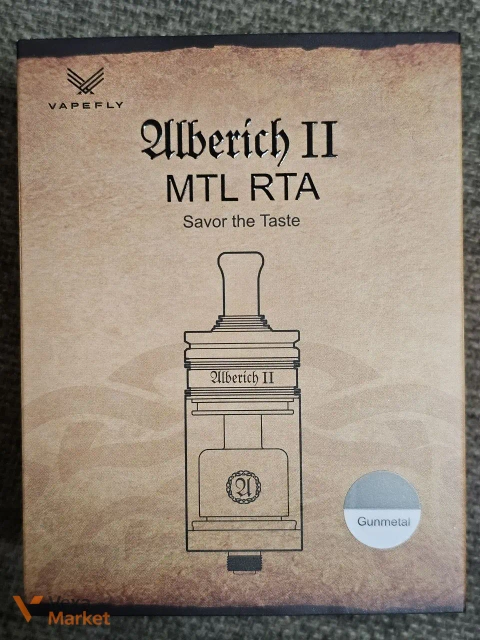 Vapefly Alberich II MTL RTA 4ml Gunmetal