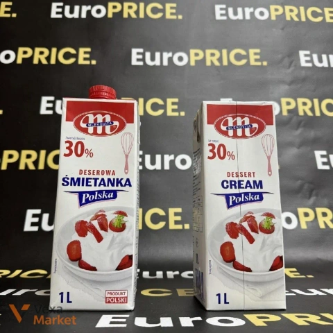 Вершки Mlekovita 30% 1л