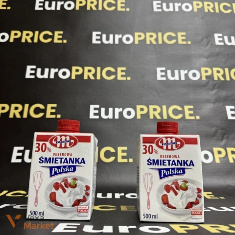 Вершки MLEKOVITA ŚMIETANKA Polska 30% 500 мл