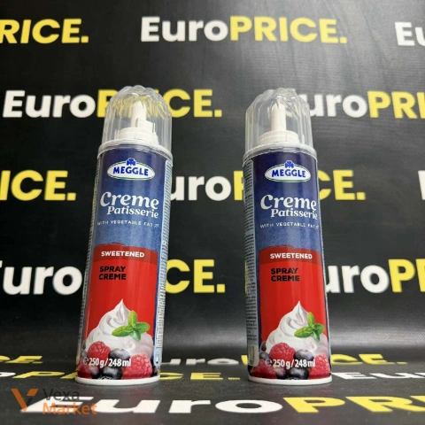 Вершки збиті Meggle Creme Patissiere Spray Creme 250мл