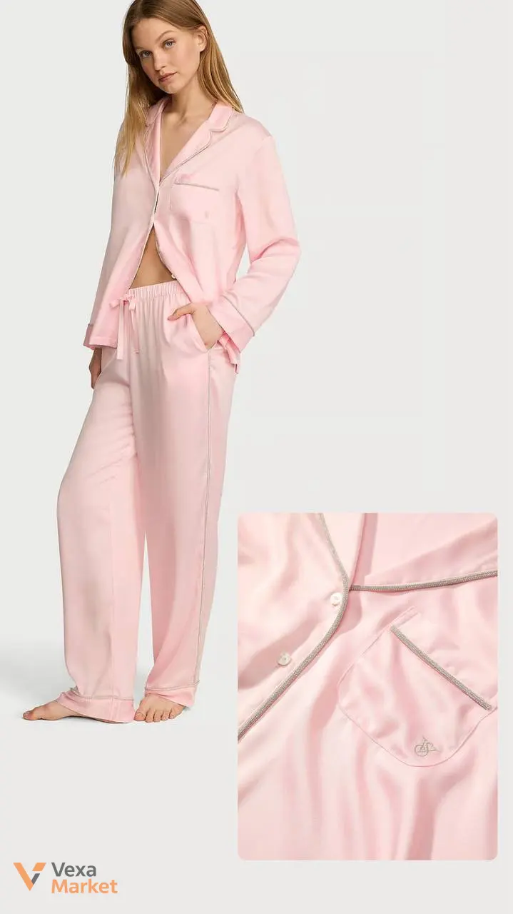 Victoria's Secret Піжама сатинова — фото 2