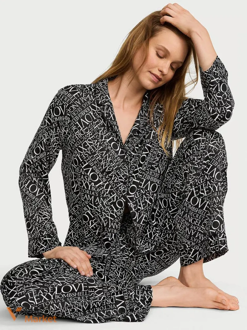 Victoria's Secret Піжама сатинова — фото 3