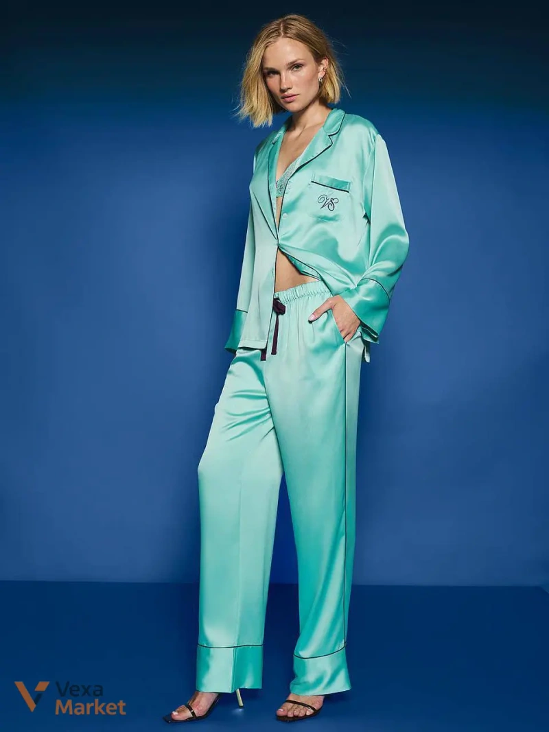 Victoria's Secret Піжама сатинова — фото 4