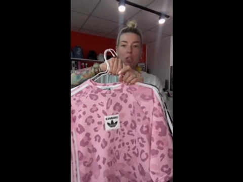 Сукня оверсайз Adidas з вишивкою