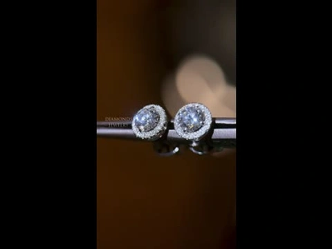 Tiffany & Co. Earrings 1.06ct 18K Gold Diamonds