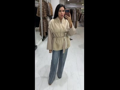 Пальто LORO PIANA з кашеміру та норкою
