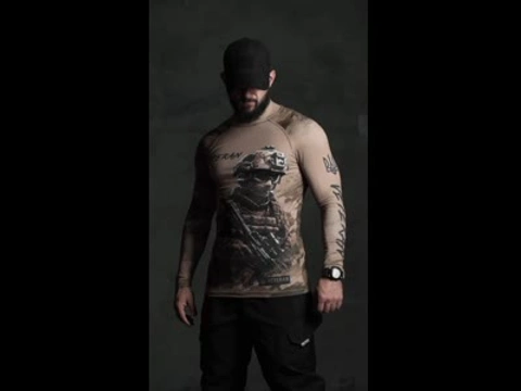 Рашгард MANTIS® Veteran LS Combat Coyote та чорний