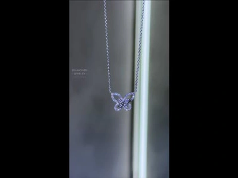 Кольє GRAFF Butterfly Silhouette з діамантами 0.35ct