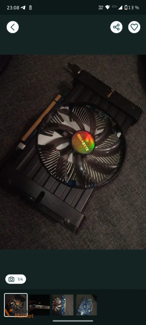 Відеокарта Gigabyte Radeon HD 7700 series 1GB