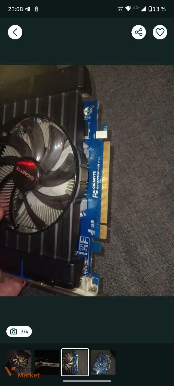 Відеокарта Gigabyte Radeon HD 7700 series 1GB — фото 3