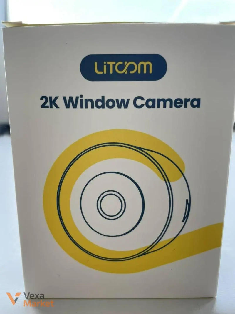 Віконна камера litokam 2K 3MP Wi-Fi 2.4/5GHz з кольоровим нічним баченням — фото 2