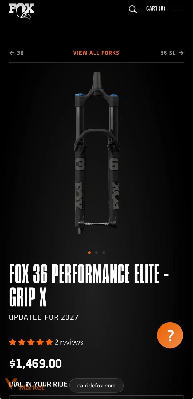 Вилка FOX 36 FLOAT 29" 160мм GRIP X2 Performance Elite (E-Bike Opt) — фото 4