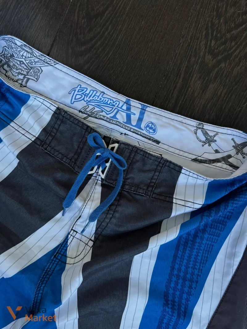 Vintage Billabong Samurai Andy Irons board shorts, size 32 — фото 3