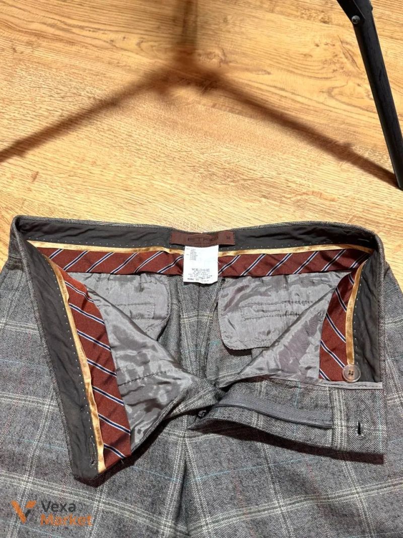 Vintage Etro Wool Pants Women's Size 38 — фото 8