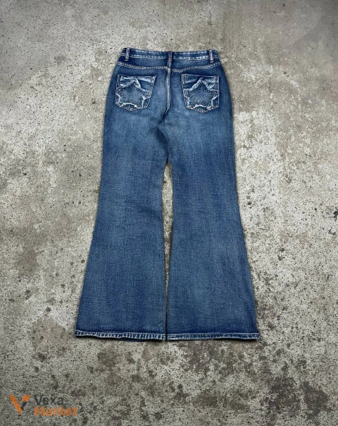 Вінтажні джинси bootcut у японському стилі Y2K