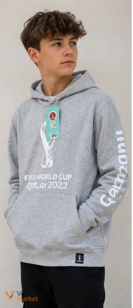 Вітровка на флісі та худі FIFA World Cup Qatar 2022 розмір М — фото 2