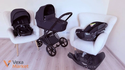Візок Cybex Priam 4.0 4в1 шасі matte black