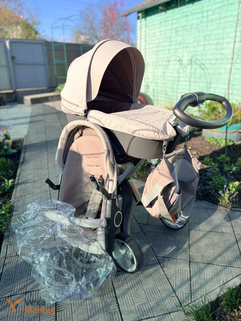 Візок Stokke 2в1 (люлька + прогулянковий блок)