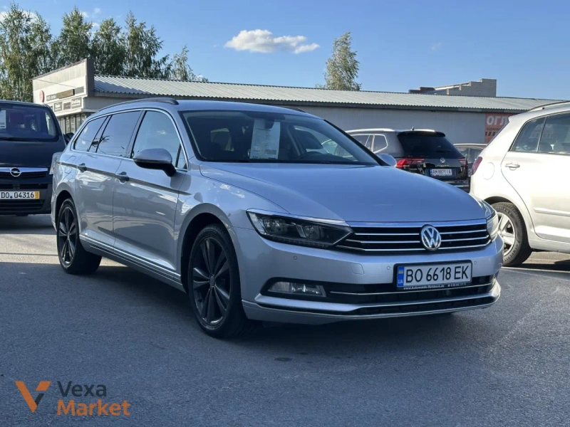 Volkswagen Passat 2015 Дизель 2.0 л. Сірий — фото 2