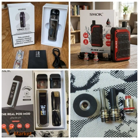 Voopoo Vinci 2 Pod Kit, Smok Alike Kit и комплектующие для вейпов