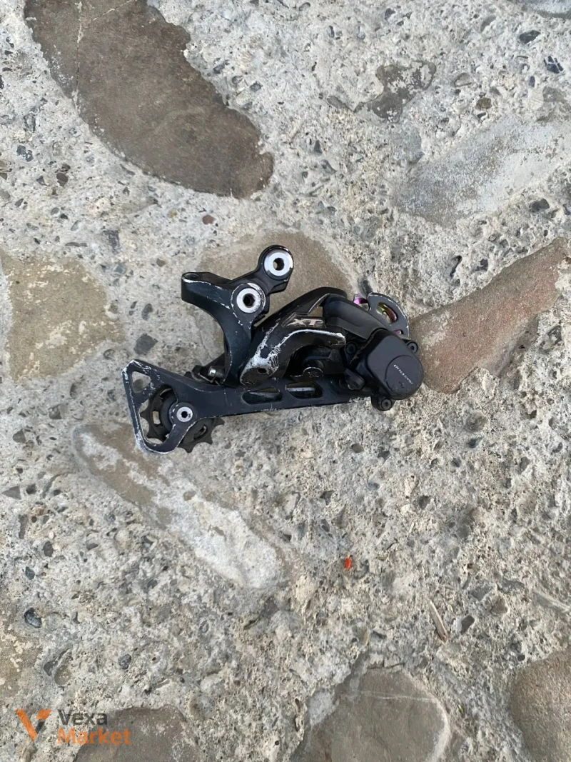 Задня втулка Shimano Deore, задній перемикач Shimano Deore, ротор Center Lock 160 мм — фото 2