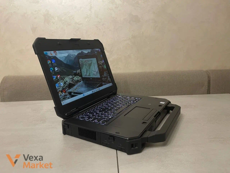 Захищений ноутбук Dell Latitude 7424 Rugged Extreme 14" FHD IPS, i7-8650U, 16GB DDR4, 1TB NVMe SSD, AMD RX 540 4GB, 4G LTE, 2xCOM, 2xLAN, сенсорний екран 1000 ніт, стилус — фото 2