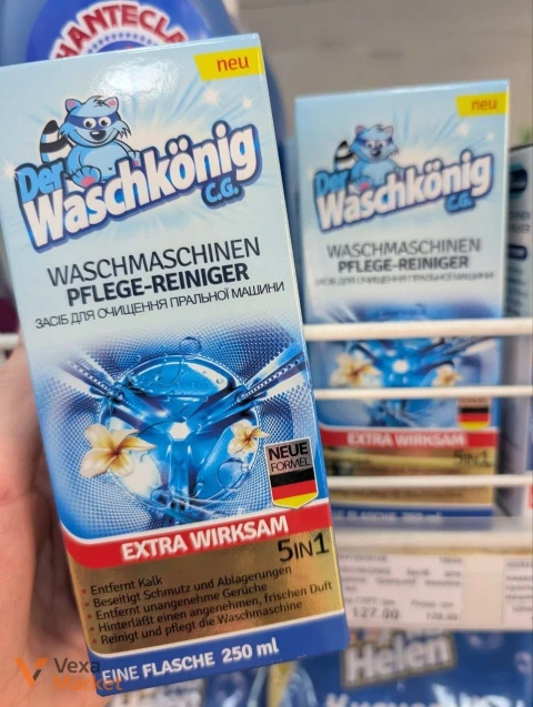 Засіб для чищення пральної машини Der Waschkönig Pflege-Reiniger 5 в 1, 250 мл