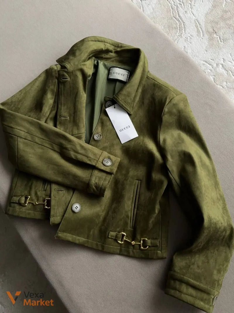 Жакет GUCCI хакі — фото 3