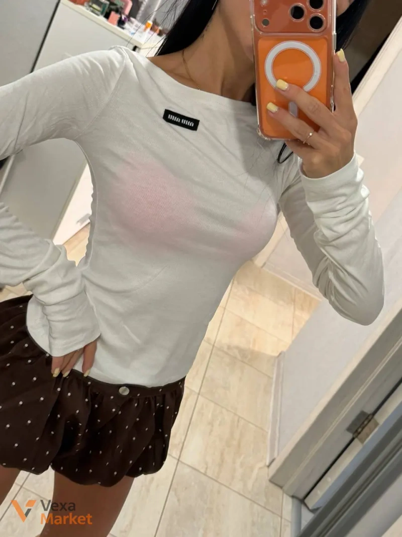 Женский лонгслив Miu Miu — фото 2