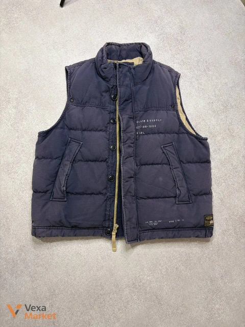 Жилет Ralph Lauren Denim & Supply Military Distressed Down Vest Jacket XL