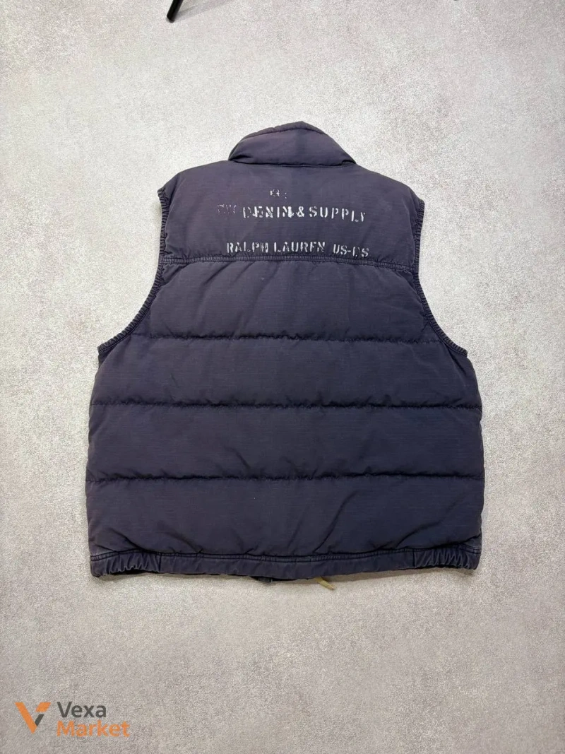 Жилет Ralph Lauren Denim & Supply Military Distressed Down Vest Jacket XL — фото 2