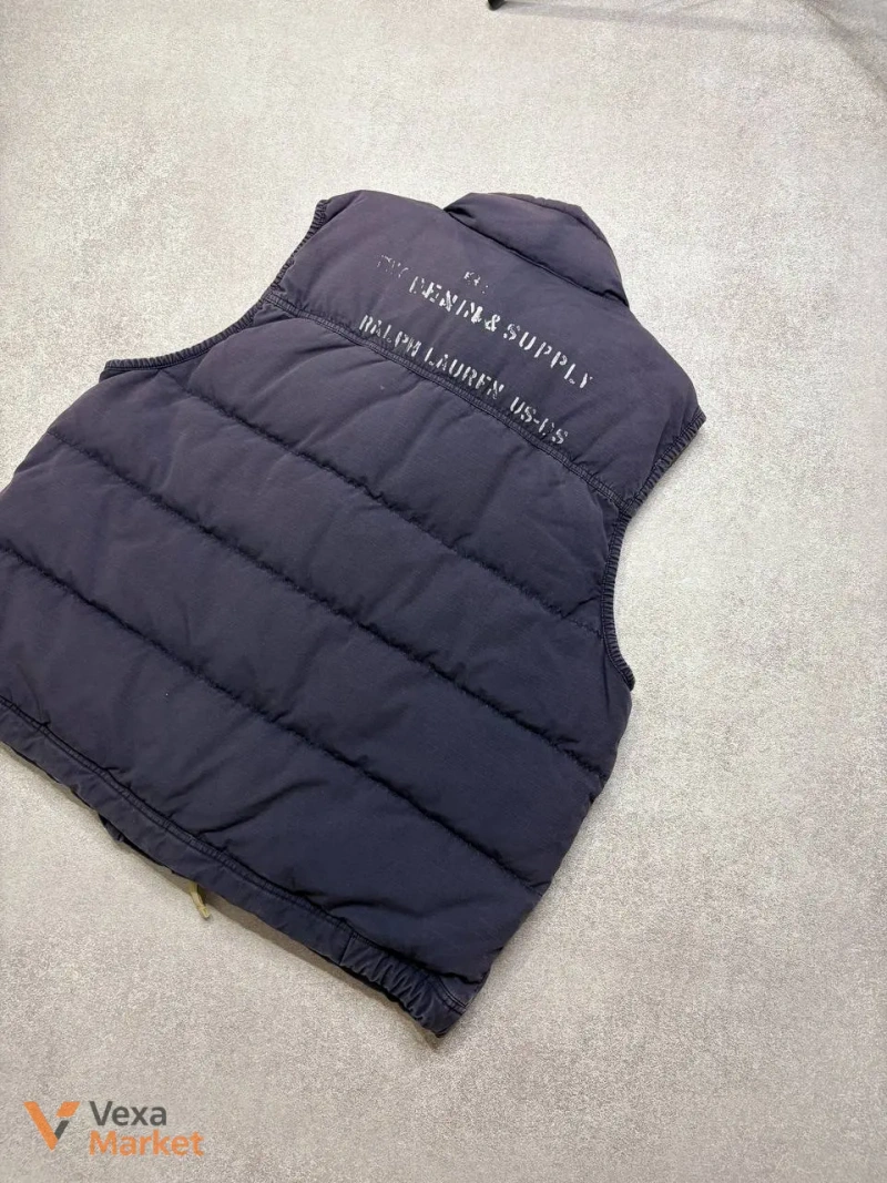 Жилет Ralph Lauren Denim & Supply Military Distressed Down Vest Jacket XL — фото 8