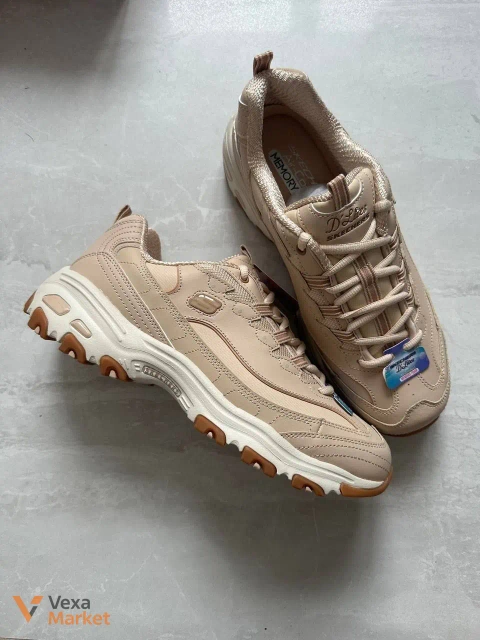 Жіночі кросівки Skechers D'Lites шкіряні з меморі устілкою 28 см
