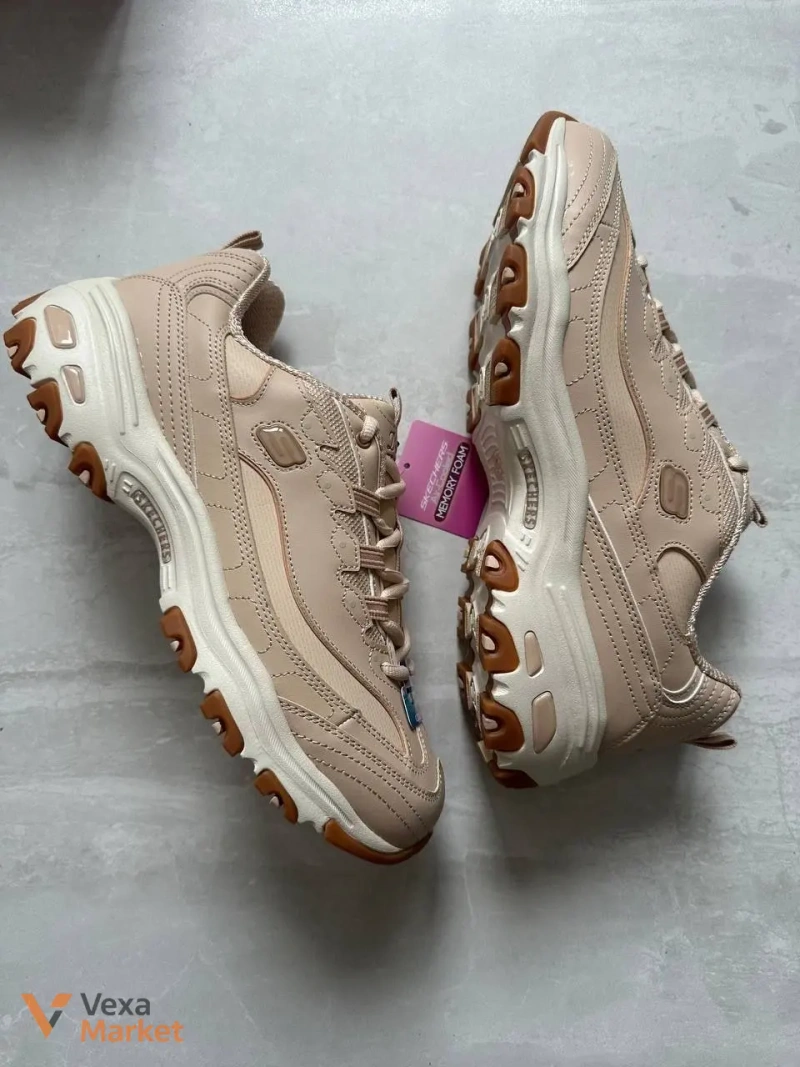 Жіночі кросівки Skechers D'Lites шкіряні з меморі устілкою 28 см — фото 3