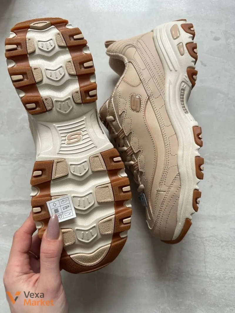 Жіночі кросівки Skechers D'Lites шкіряні з меморі устілкою 28 см — фото 6