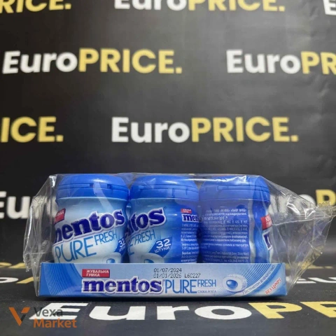 Жувальна гумка Mentos Pure Fresh бідон (32 шт.)
