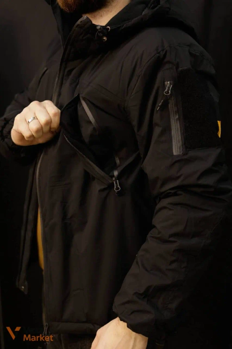 Зимова тактична куртка TACTICS ARMOR 2.0 Black