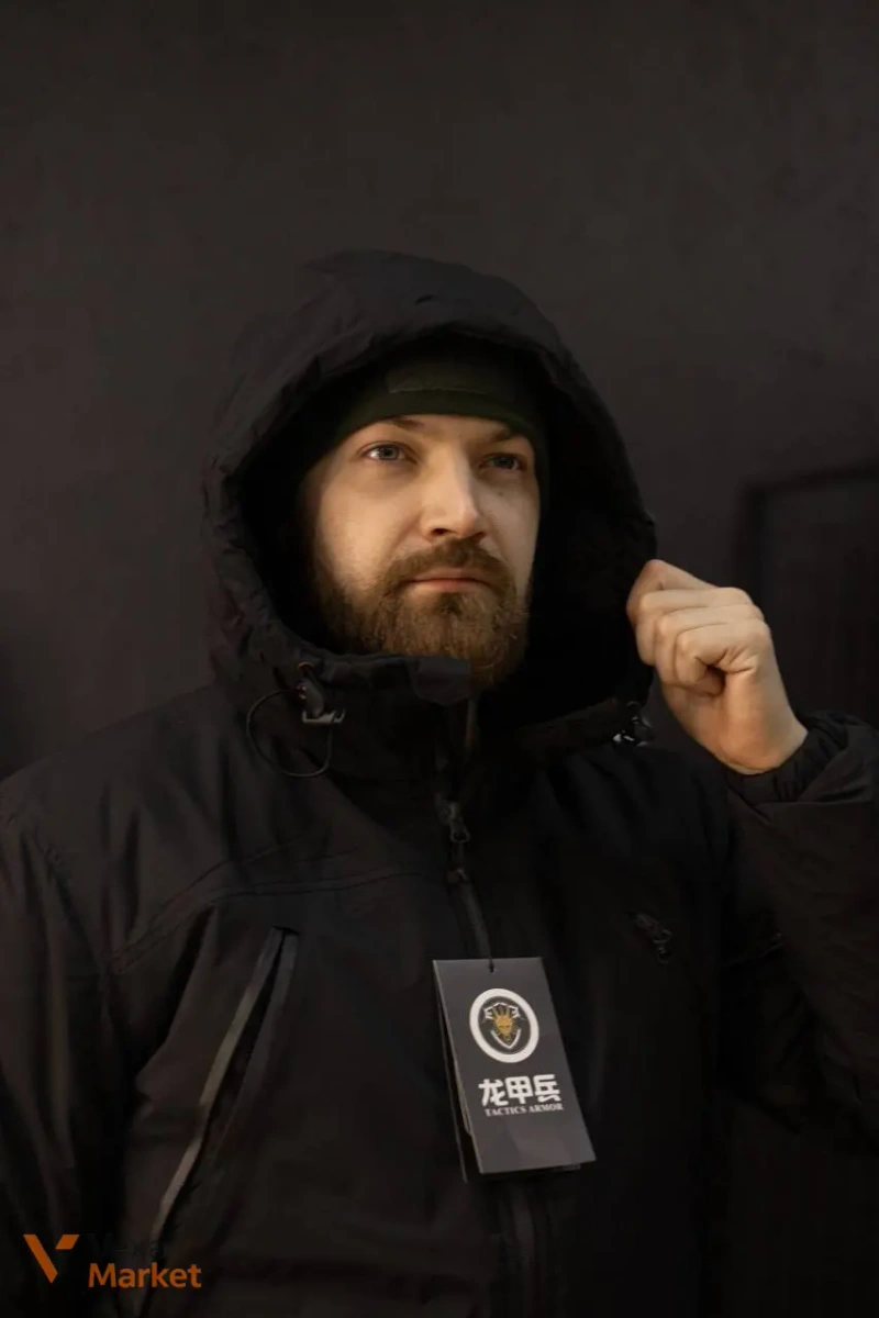 Зимова тактична куртка TACTICS ARMOR 2.0 Black — фото 9