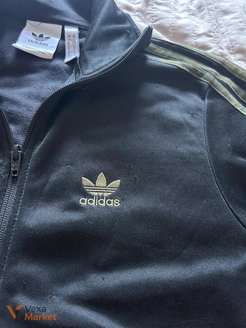 Zip-hoodie Adidas чорний розмір S — фото 3