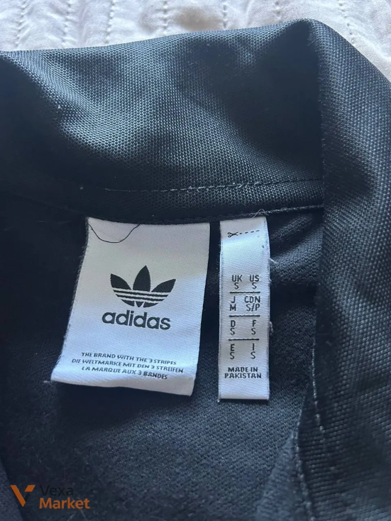 Zip-hoodie Adidas чорний розмір S — фото 4