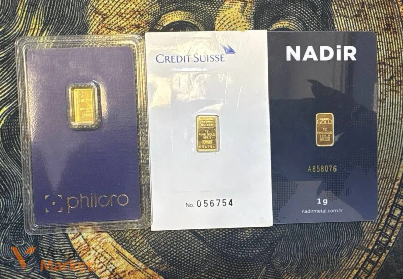 Золоті зливки Nadir Gold та Credit Suisse з пошкодженою упаковкою — фото 6