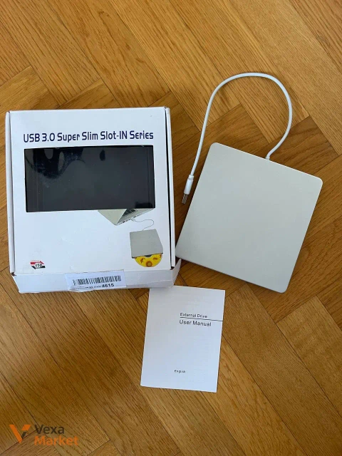 Зовнішній USB DVD/CD-привід USB 3.0 Super Slim Slot-IN Series