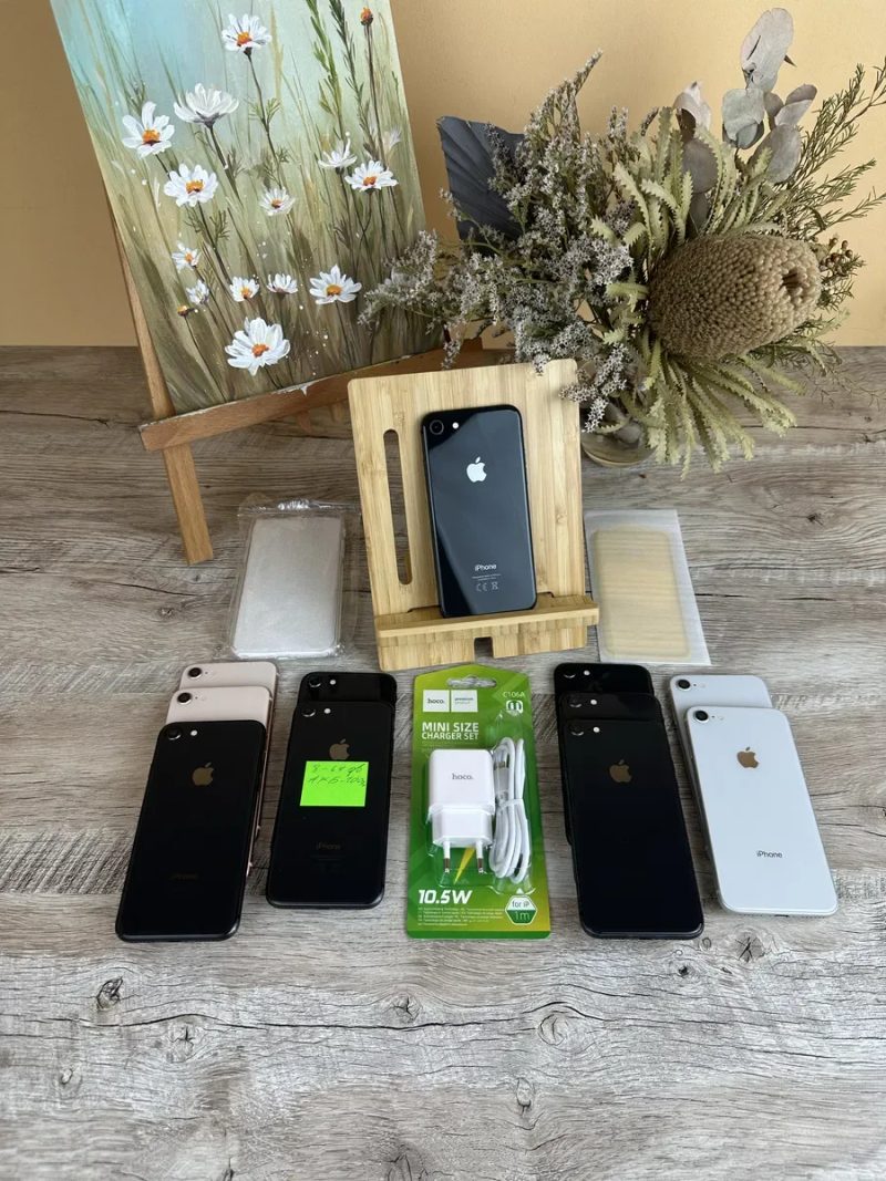 100% акб iPhone 8 64 gb Neverlock Apple Айфон Gold — фото 3