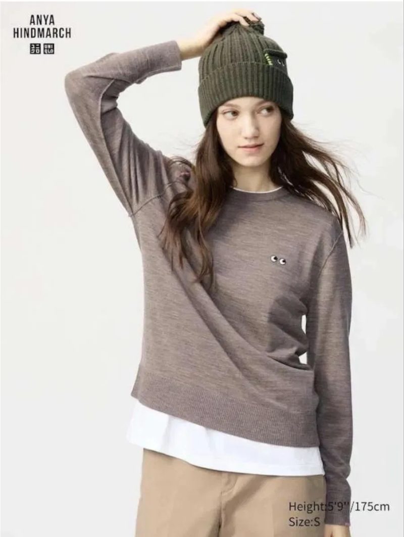 100% вовна мериноса Uniqlo светр uniqlo , джемпер Uniqlo, гольф Uniqlo, водолазка Uniqlo — фото 4