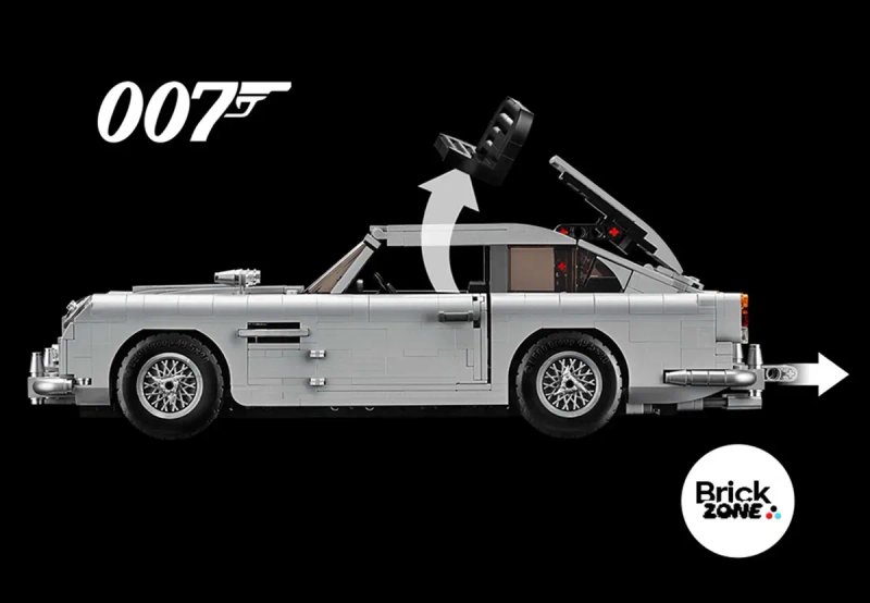 ‼️1295 деталей‼️Конструктор Aston Martin DB5 James Bond 007 (10262)‼️В КОРОБОЧЦІ — фото 3