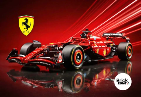 ‼️1361 деталь‼️Конструктор Ferrari F1 SF-24 Car (42207) Болід Формули 1